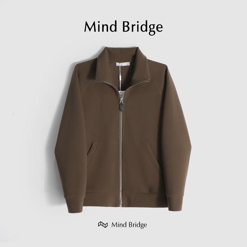

Mind Bridge Men s Zip-Up Stand Collar Sweatshirt Jacket 3XL