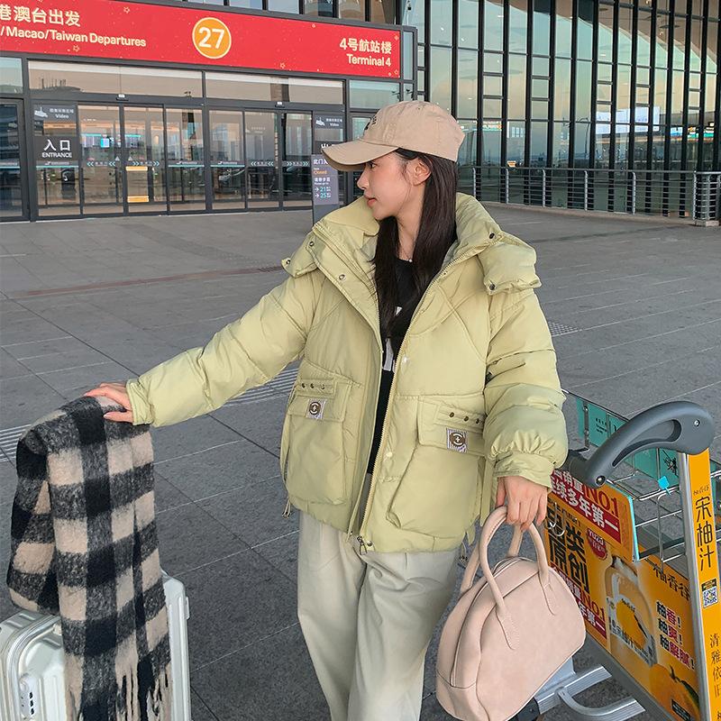 Fashion Cotton Clothes Women's Hooded 2025 Winter New Small Korean Version Loose Thickened Versatile Warm Cotton-padded Jacket