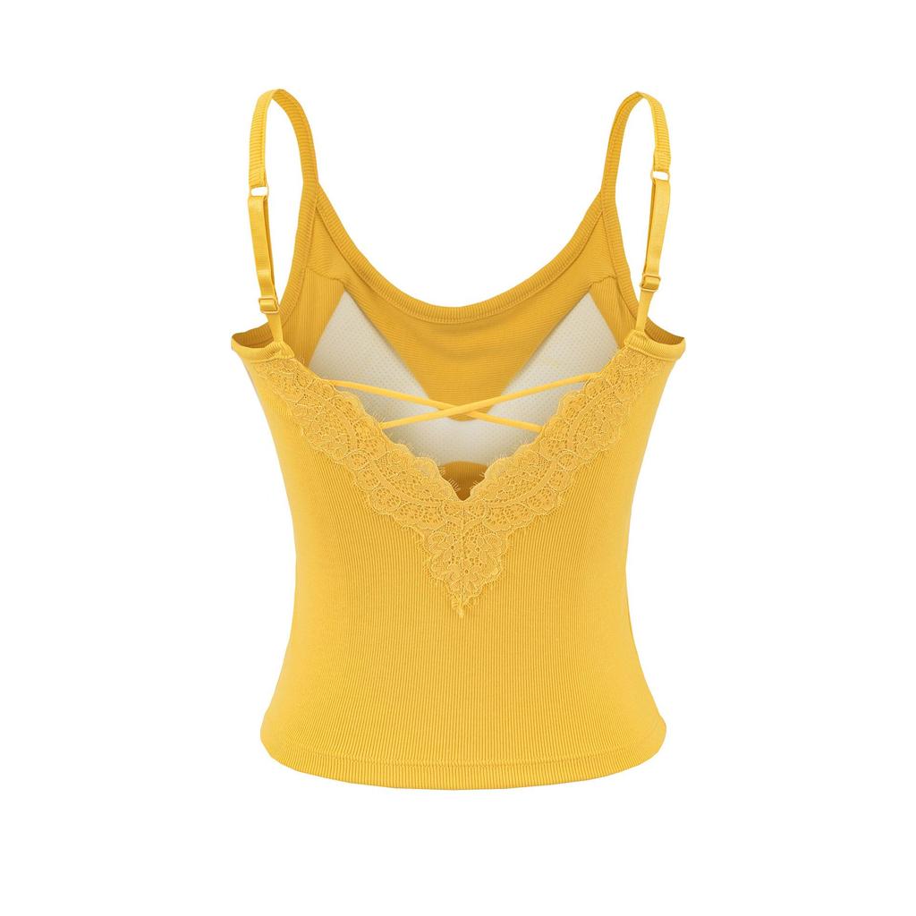 Sexy Spring Sleeveless Camisole: Women's Slimming and Flattering Hot Girl Fashion with Beautiful Back Design