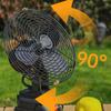 Portable Fan Cordless Lithium Battery Electric Fan Rechargeable Outdoor Desktop Cooling Fan For Philippine 5/10 Cell Batteries