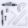 Deli Stationery Geometric Drawing Set: Compass & Ruler for Students