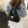 New Korean Version of Spring Personalized Casual  Large Capacity  Beautiful Niche Simple Shoulder  Single Shoulder Slant Toe Bag