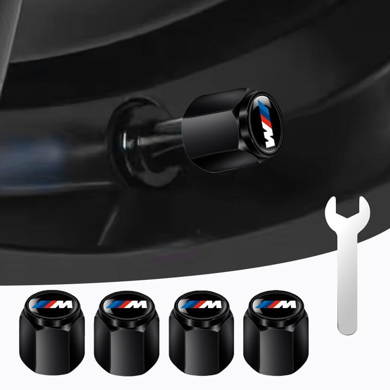UZIS8 3D Aluminum Alloy Wheel Tire Valve Caps dust-proof Cover With Tools For BMW M Emblem X1 X3 X5 X6 X7 E46 E90 E60 E34 E53 E87 G30