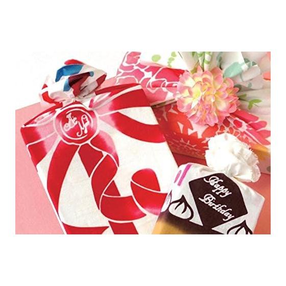 Miyamoto-Towel Kenema Tenugui Hand Towel, Dyed by Hand, "Kaho" Lotus Flower Design, Made in Japan, 36x90cm