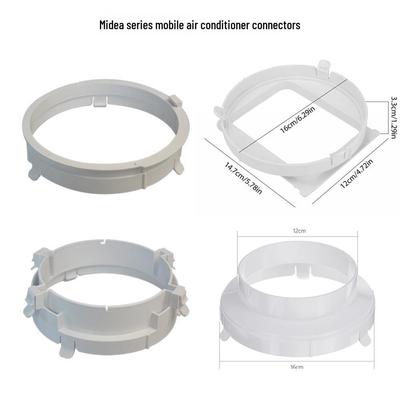 Midea Mobiler Klimaanlagen-Anschlussadapter-Schnittstellen-Schallschutzblech (15cm x 13cm)