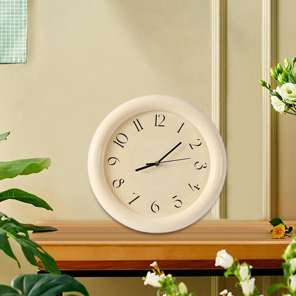 Wall Clock Fashion Silent Modern Creative Rustic Decorative Clock Small Clock for Dining Room Home Office Bathroom Decor