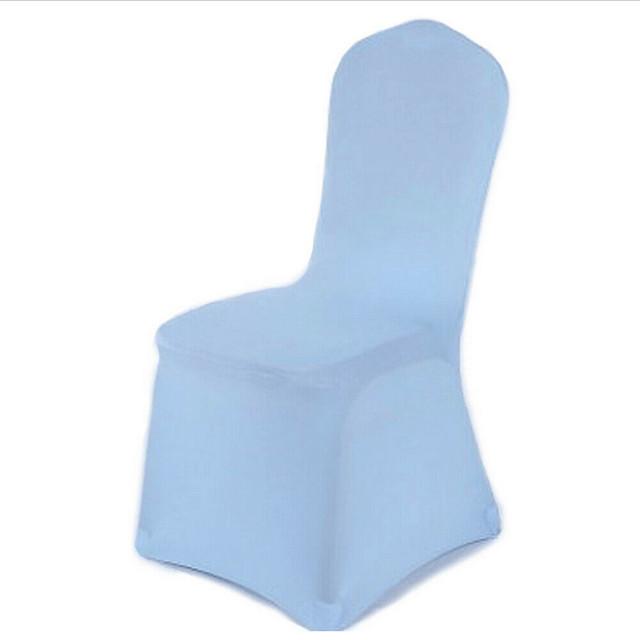 Solid Color Chair Cover Spandex Slip Cover Stretch Wedding Banquet Party Reataurant Banquet Hotel Dining Chair Covers