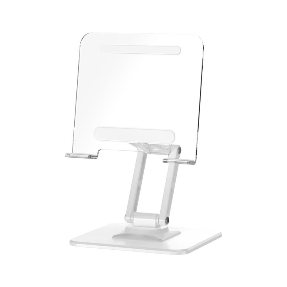 Metal Frame Tablet Foldable Holder Transparent Tablet Phone Bracket Universal белый
