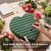 Heart Shaped Floral Foam Holder Party Flower with Suction Cups Artificial