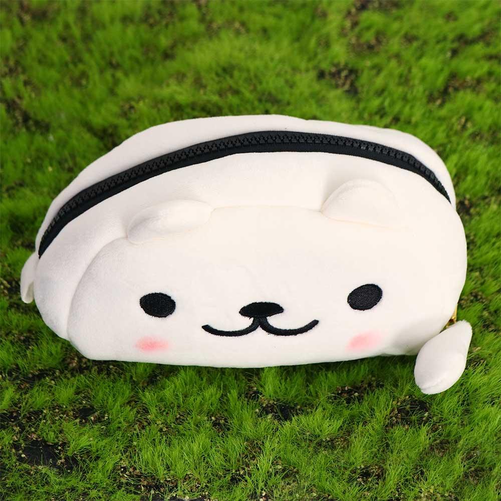 Capacity Makeup Organizer Stationery Organizer Cat Pencil Bags Cosmetic Cases Plush Pencil Bag