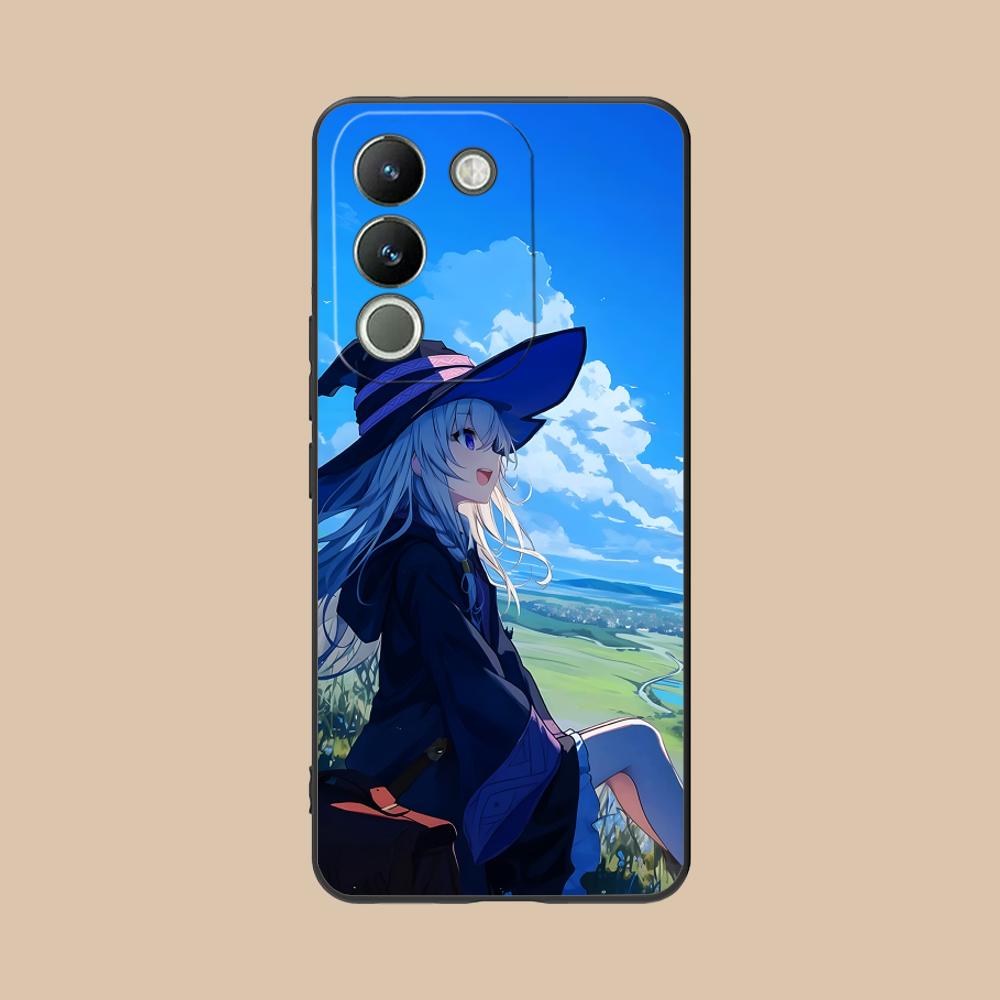 Wandering Witch Elaina Matte TPU Mobile Phone Case for VIVO V60 V50 V40 V30 V29 V27 V25 V23 Pro Lite 5G Colorful Printing Cover