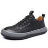 Leather Shoes for Men 2025 New British Style Wide Toe Soft Sole Casual Business Suit Shoes
