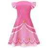 26273 Kids Girls Lily Lovebraids Stars Printed Pink Dress Pants Bag Set Halloween Cosplay Costumes