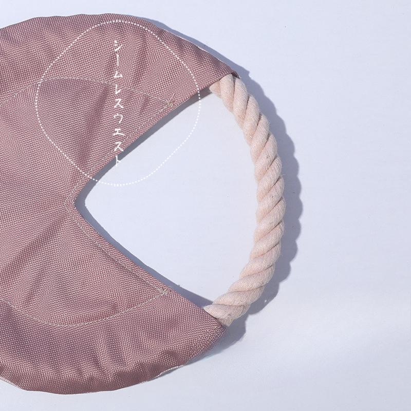 Pet Toy Dog Frisbee Outdoor Training, Rope FrisbeeBite Resistant Stretchable Rope Toy Retrieval Training