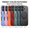 Simple Silicone 360 ° Rotating Ring Bracket Magnetic For Magsafe Case For iPhone 17 Air 16 15 14 Plus 13 12 Pro Max 11 XR Cover