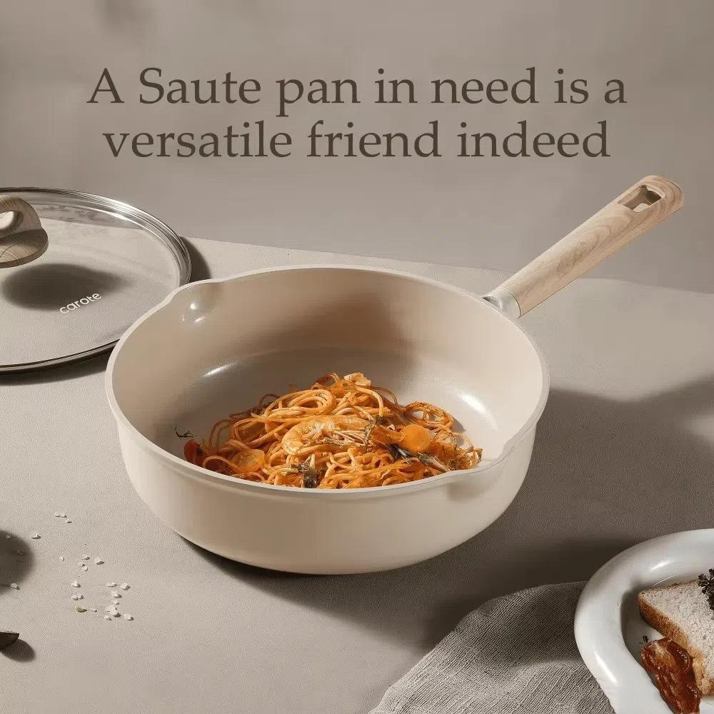 

with Lid Induction Cooker Pans Non Stick Pancake Egg Skillet Thickened Stone Frying Pan Gas Stove 24cm No Lid