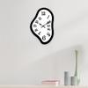 Melting Wall Clock Watch Bedroom Kitchen Decorative Gift Hanging Quiet for Party Farmhouse