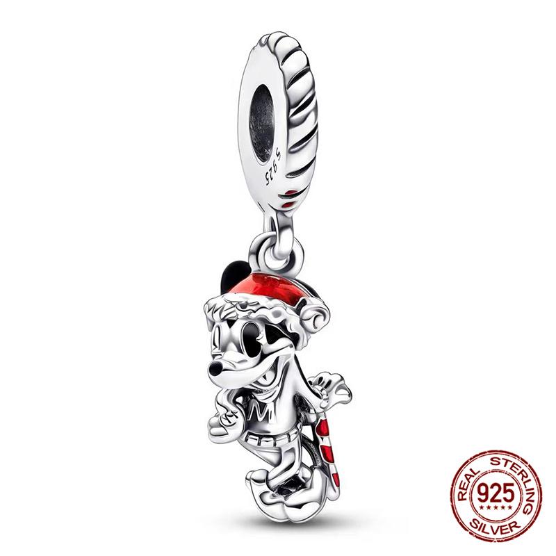 Echtes Sterlingsilber Dumbo Auf der Flucht Prinzessin Charms Perlenarmband Passend für Armband DIY Schmuckherstellung Geschenk für Frauen
