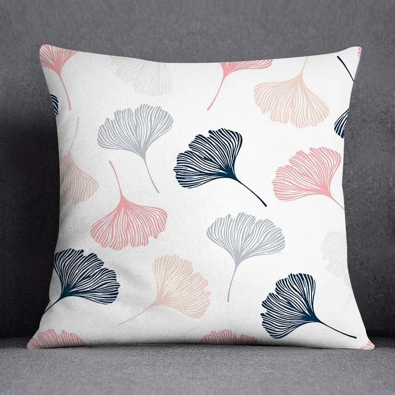 Juste De Coussin Carrée À Motif Papillon, Taie D'oreiller, Série Rose, Décoration De Bureau À Domicile