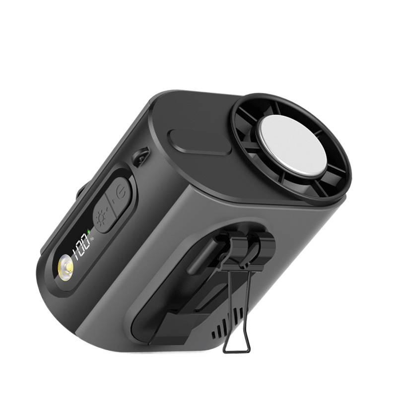 New Leafless High-Speed USB Waist Clip Fan for Camping
