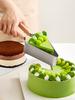 Pinza per tagliare la torta in acciaio inossidabile, paletta per dolci, pasticceria, pane, pizza, divisore, affettatrice, coltello per torta in metallo, sollevatore per torte