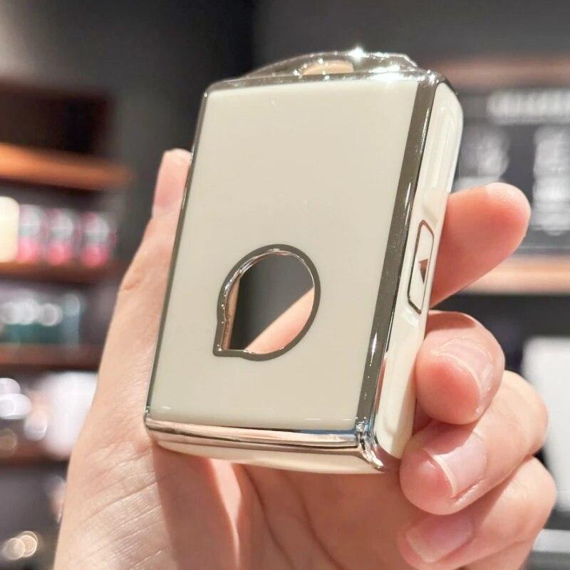 

TPU Car Key Case Cover Shell Fob for Volvo S90 V90 XC60 XC40 XC90 4 Buttons Keyless