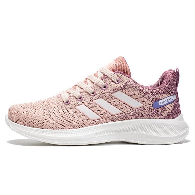 

Popular 2025 spring new breathable fly-woven mesh men s and women s same cold sticky shoes trend ultra-light sports and leisure shoes 40