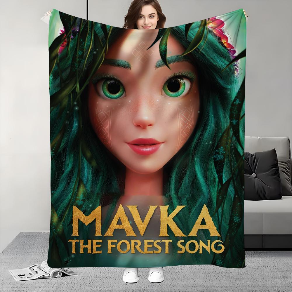 Cartoon Film Mavka The Forest Song Blanket Design Lightweight  For Dorms, Naps, Living Room, Office,Sofa,All-Season