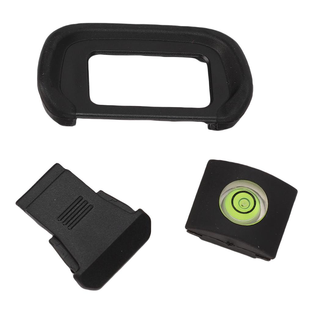 Camera Eyecup Level and Hot Shoe Cover Set Fit for R10 3 In 1 Camera Viewfinder Eyecup Bubble Level Hot Shoe Cap