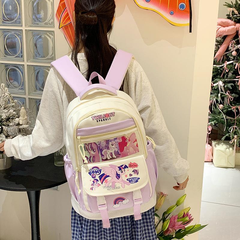 School Bag Cartoon Large Capacity, Lightweight and Cute High Value 1-5 Grade School Bag Casual Versatile Sweet Backpack