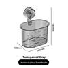 Wall Mount Suction Cup Wall Mount Corner Storage Shelves Shampoo Holder Cosmetic Rack Shower Drain Basket Bathroom Organizer