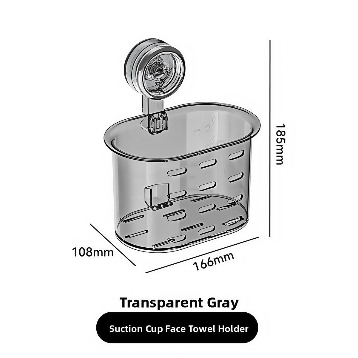 

Wall Mount Suction Cup Wall Mount Corner Storage Shelves Shampoo Holder Cosmetic Rack Shower Drain Basket Bathroom Organizer