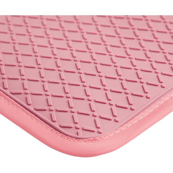 Pink Checkered Pot Holder, Checkerboard Potholders for Kitchen, Silicone Pot Holders with Pocket for Kitchen Clearance 2 Pack Set, Hot Pads and Oven