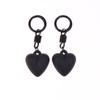 2Pcs Cute Candy Color Heart Keychain Korean Simple Love Keyring Bag Pendant Hanging Decoration Car Key Holder Couple Gifts