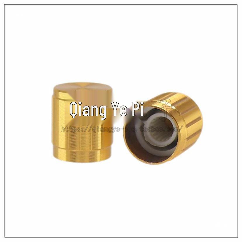 Aluminum Alloy D-Shaft Potentiometer Knob 15x17mm Volume Control