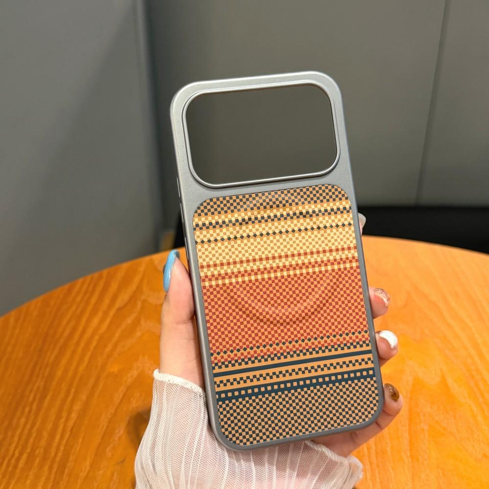 Carbon Fiber Texture Magnetic Case for Poco F9 F8 Ultra F9 F8 Pro Redmi K100 Pro Max Wireless Charging Protector Cover