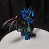 3D Printed Articulated Dragon Wings Tail Western Dragon Retracted Moved Ornament Model Figurine Gift