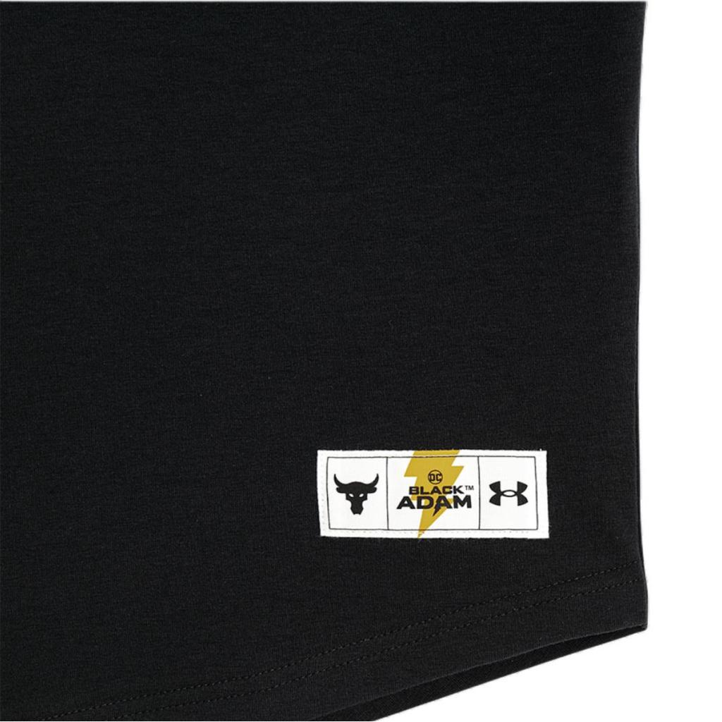 Under Armour Black Adam Graphic 2 American Vintage Letter Print Crew Neck Short Sleeve T-Shirt Men Tops 1377758-001
