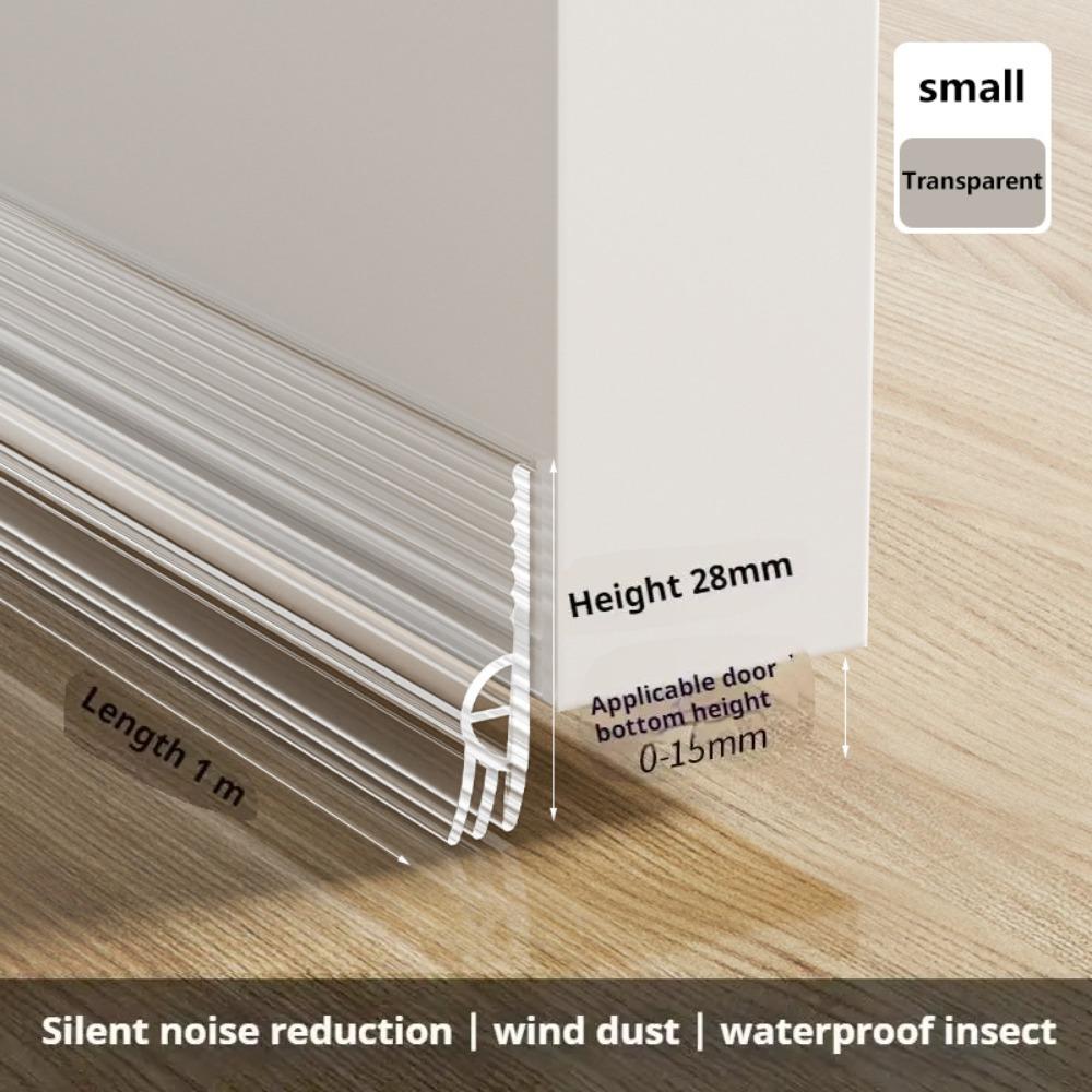 

28/50 мм Высота Уплотнитель низа двери Ветрозащитный Пылезащитный Стопор от сквозняка для двери Тройное утолщение Защита от насекомых