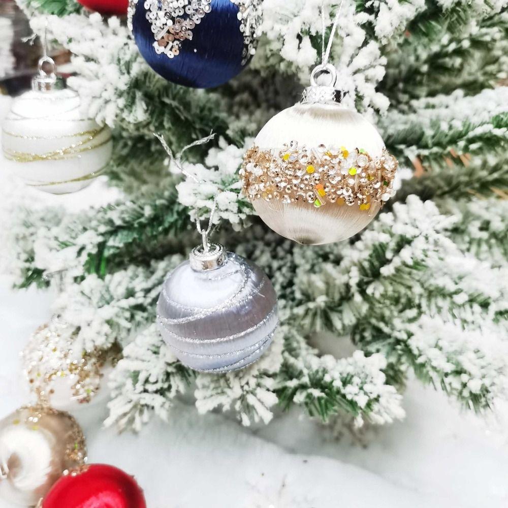 12pcs Shatterproof Christmas Tree Decoration Pendant 6CM Hanging Ornament Christmas Ball Set  Room