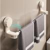 Waterproof Suction Cup Towel Rack Wall-Mounted Hanging Towel Holder Bathroom Towel Rod  Bathrooms