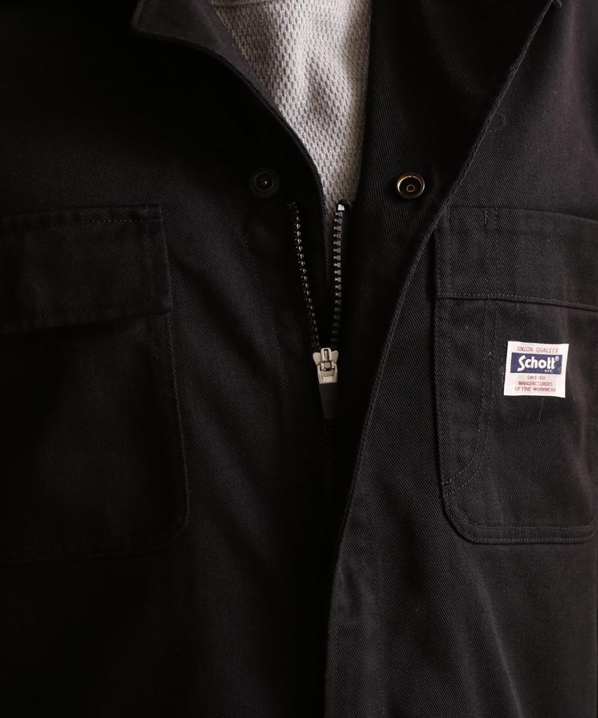 Schott TC Workwear Größe Overall, Herren, L, 010, Schwarz, 782-5910005