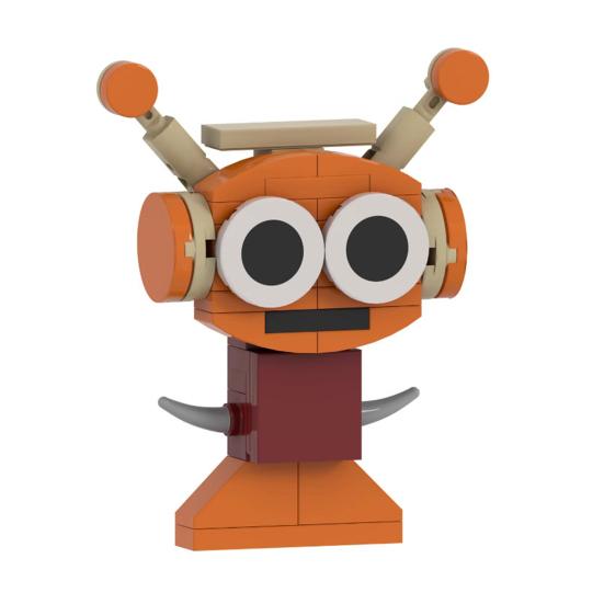 20 Teile/satz Cartoon Baustein Spielzeug Kleinkinder Musik Spiel Charakter Micro-Partikel Montage Spielzeug