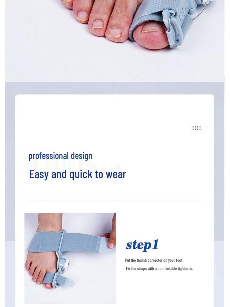 Hallux Valgus Corrector Zehentrenner für Männer und Frauen