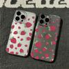 Strawberry Full Print Clear Silicone Case For Iphone 12 14 Plus 11 16 13 17 15 Pro Max Anti-Yellowing Slim Protective Cover