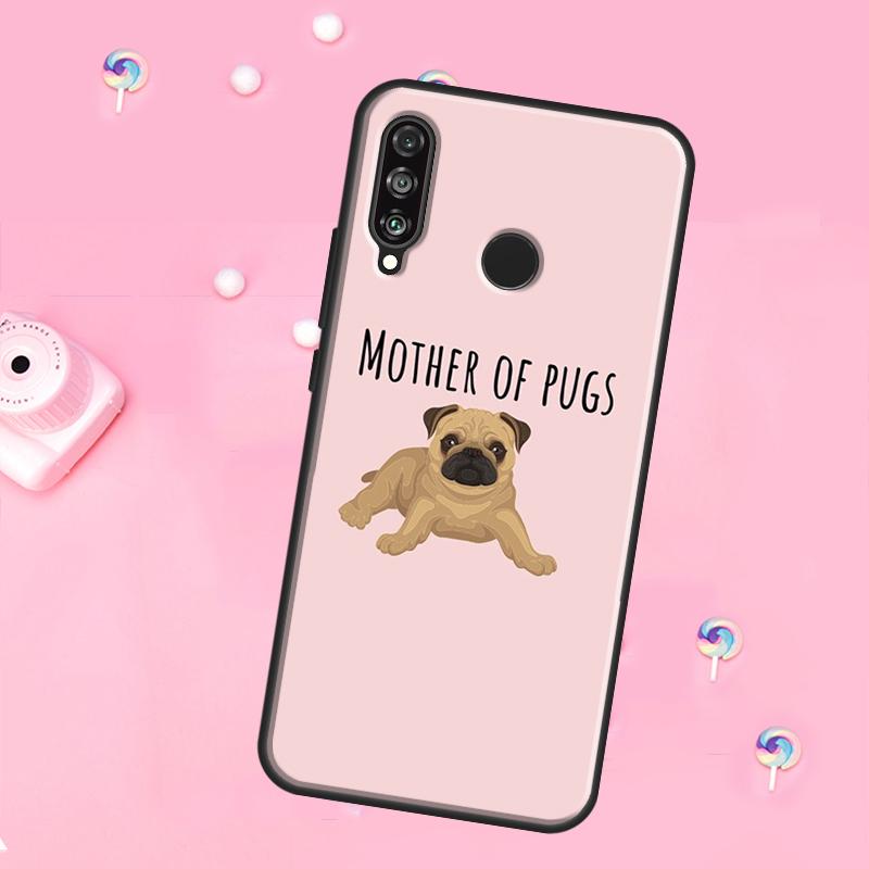 Funny Pug Dog For Huawei Nova 10 9 SE 3i 7i 8i 11i 12i Y73 Y90 Y70 Y72 Y61 Y91 P60 Pro P30 P40 Lite Case