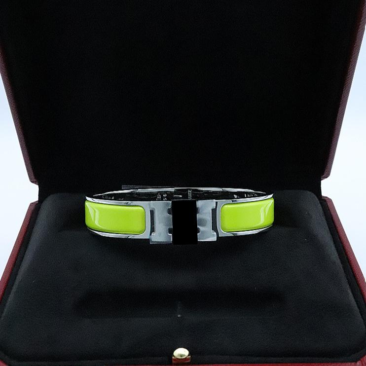 Bracciali Smaltati H per Uomini e Donne Steel 21 #