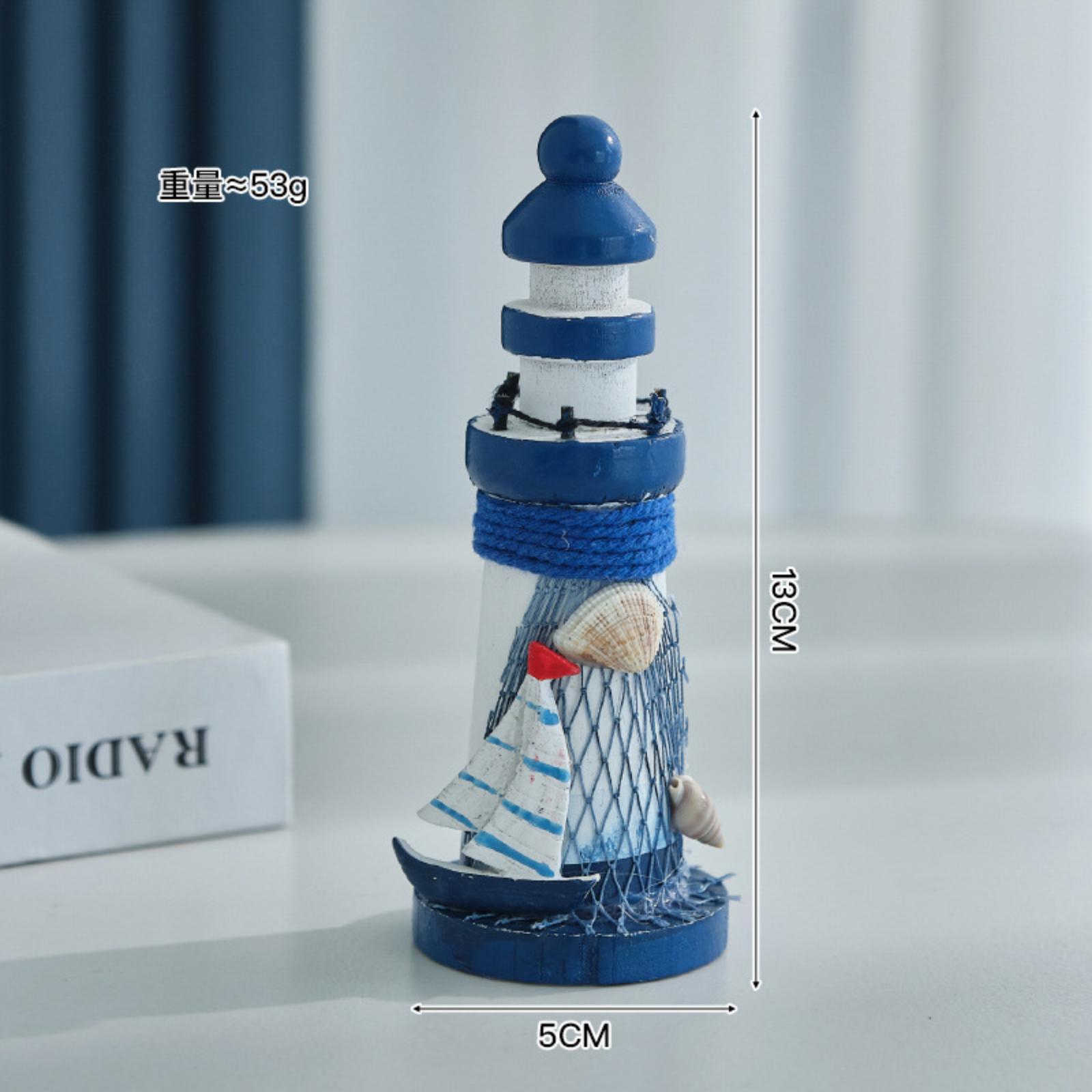 

Wooden Mediterranean Ornaments And Crafts, Ocean Figurines One Size