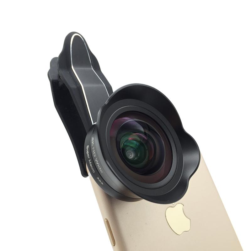 Professional HD Phone Camera Lens Wide Angle Super Macro 2in1 No Distortion for IPhone 15 14 13 Pentax Sigma Aike Global