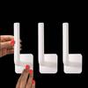 2Pcs No Hole Multifunctional Hooks Lazy Rag Hangers Kitchen Wall Mounted Paper Towel Organiser